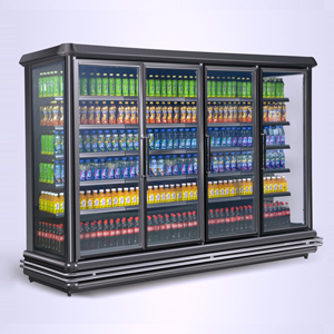 SG15CL-Three-sided 	commercial drinks fridge