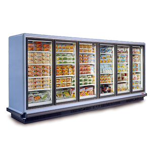 B3-High-end convenience store air-cooled glass door merchandiser freezer