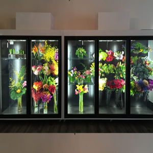 Five-door 	floral cooler -- "Underwater Garden Series"