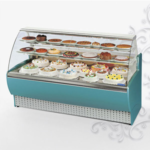 BXHigh refrigerated food display case
