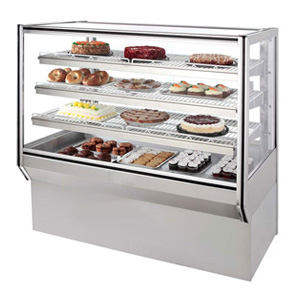 BXFour layer refrigerated dessert display case